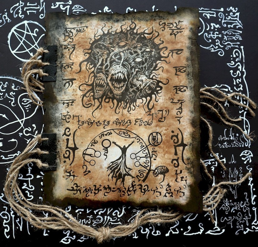 YOG SOTHOTH RITUALS NECRONOMICON TOME FRAGMENT Cthulhu larp prop
