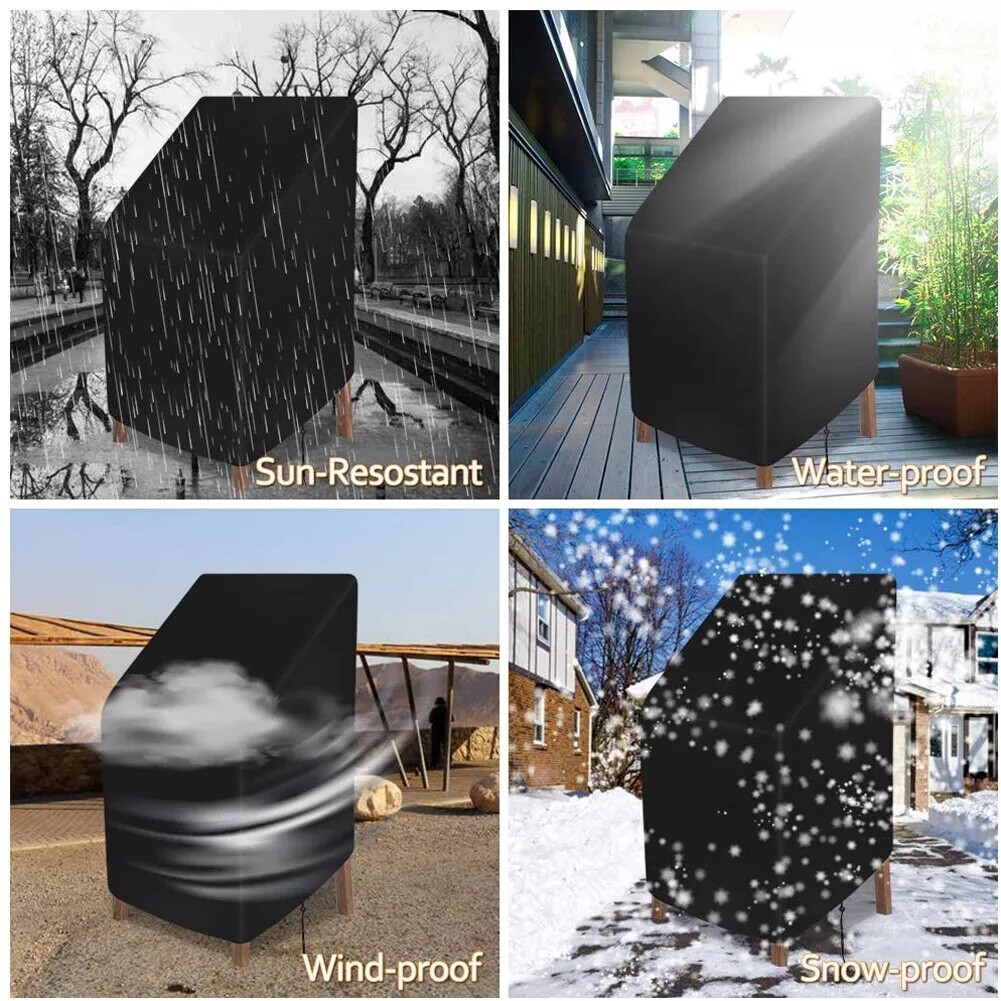 Patio Chair Cover Casual Seating Waterproof Outdoor Garden Lawn Furniture Covers