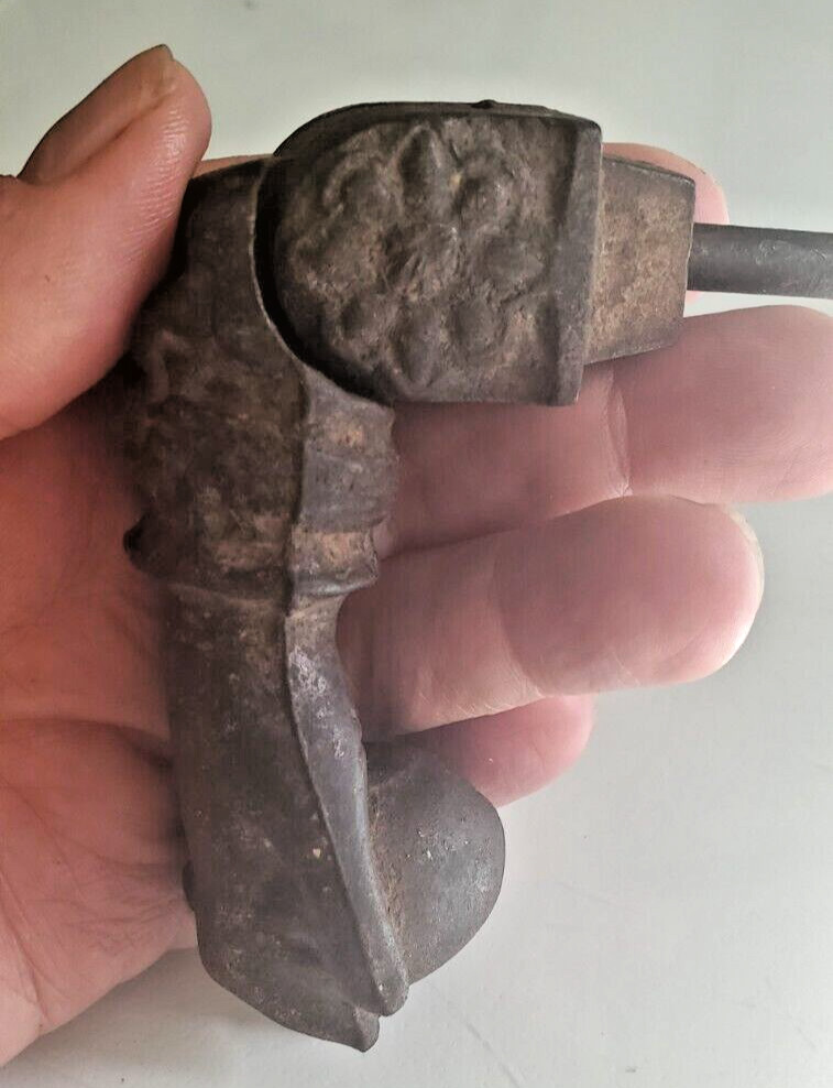 Antique iron hand door knocker from Morocco