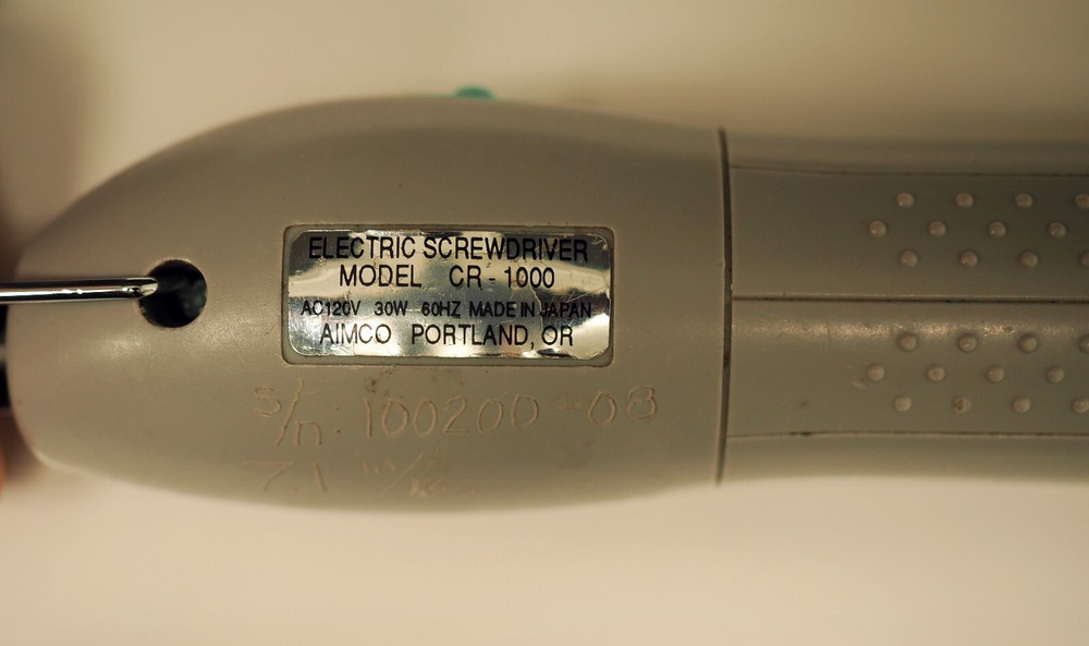 Aimco Electra CR-1000 - Electric Screwdriver + Controller - Push to Start