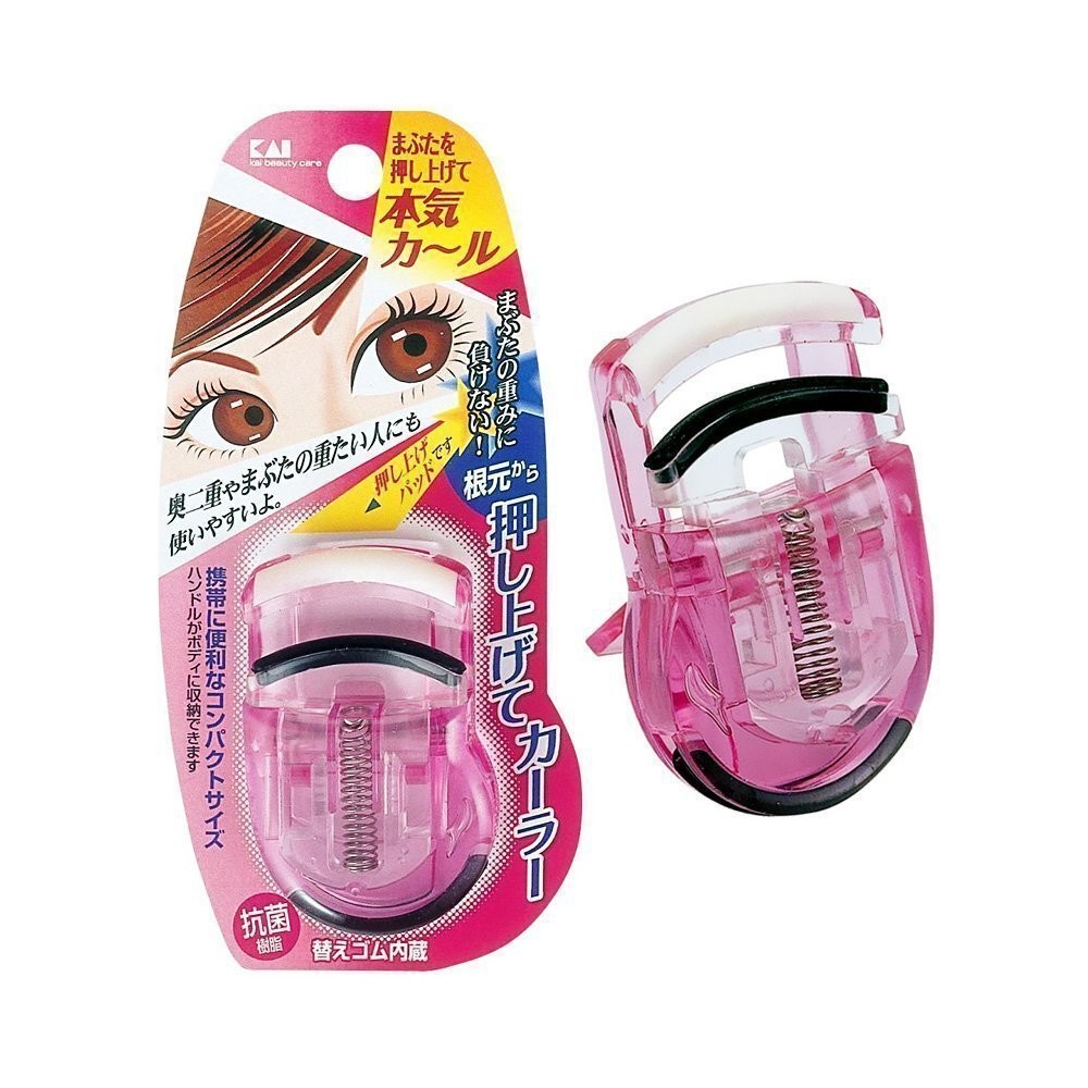 KAI Eyelash Push Up Curler – Pink original