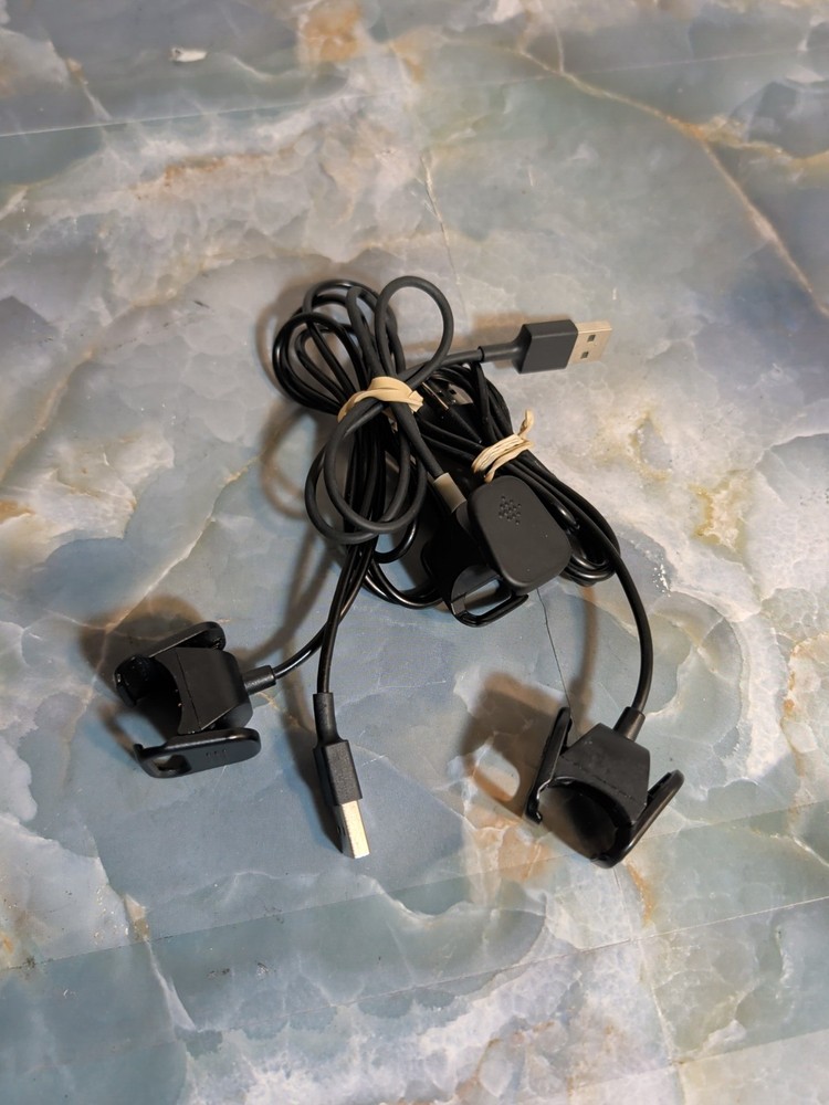 3 Pack Replacement USB Charger Charging Cable Dock For Fitbit Charge 3 /  4 Alta