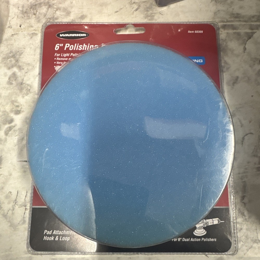 6" Polishing Foam Pad New Warrior