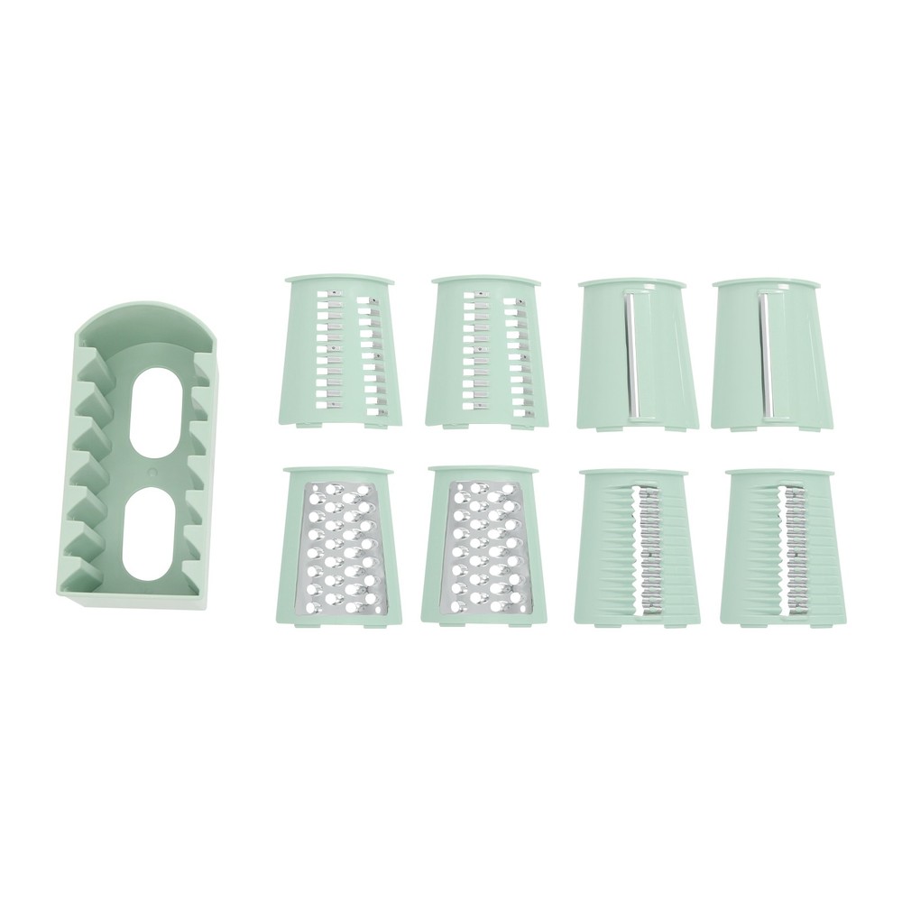 Green Manual Vegetable Cutter, Fast Salad Vegetable Cutting Tool, Tabletop