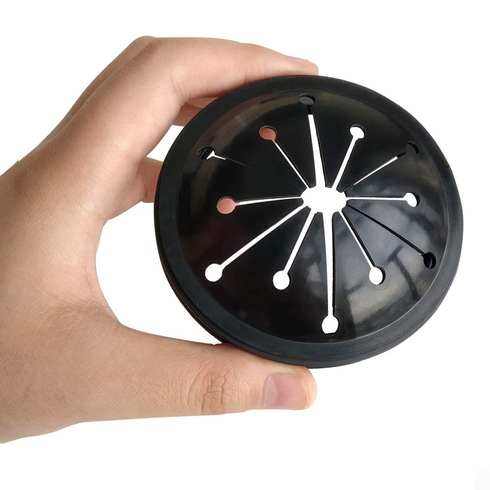 3 Pcs Garbage Disposal Splash Guards Sink Baffle 3, Black