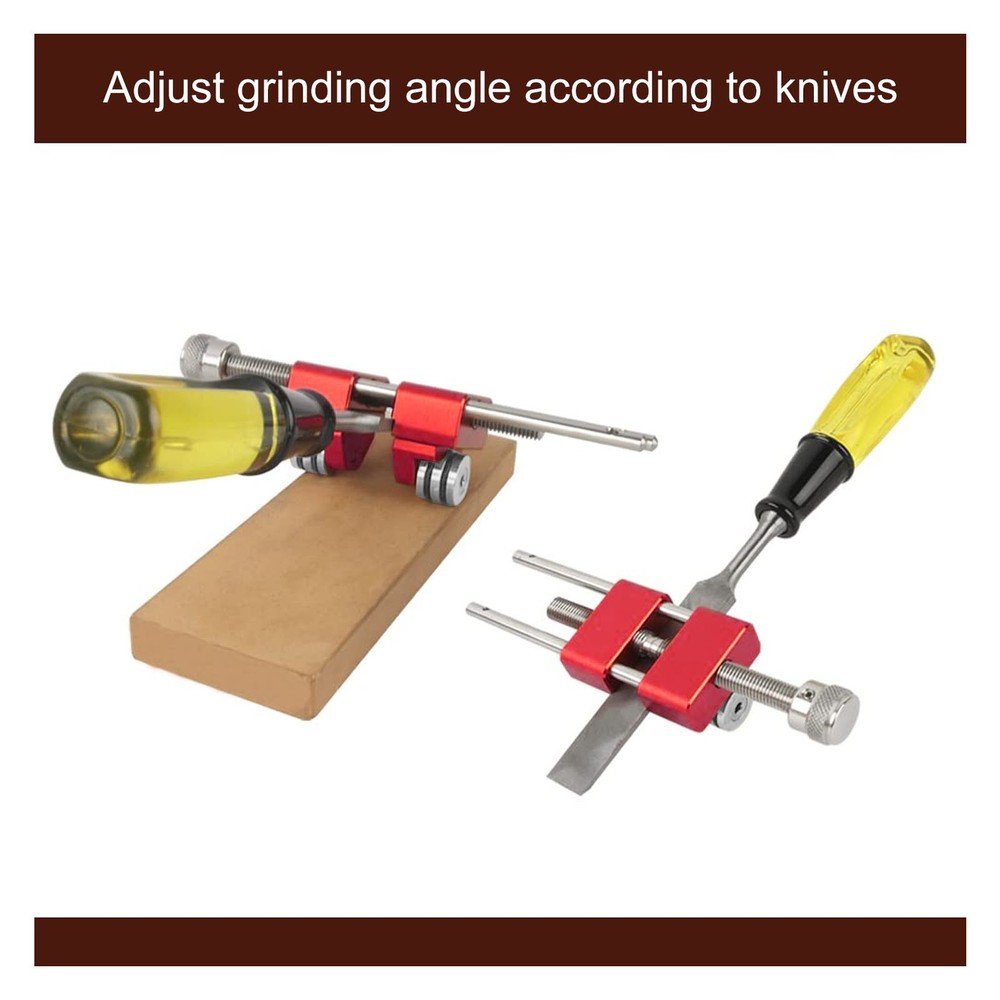 Honing Guide Adjustable Fixed Angle Sharpener Jig For Chisels Planer Blade New