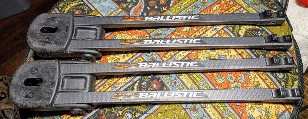 MISSION CROSSBOWS BALLISTIC CROSSBOW REPLACEMENT LIMBS BLACK FULL SET + POCKETS