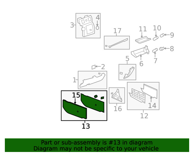 Genuine GM Lower Panel 25905754