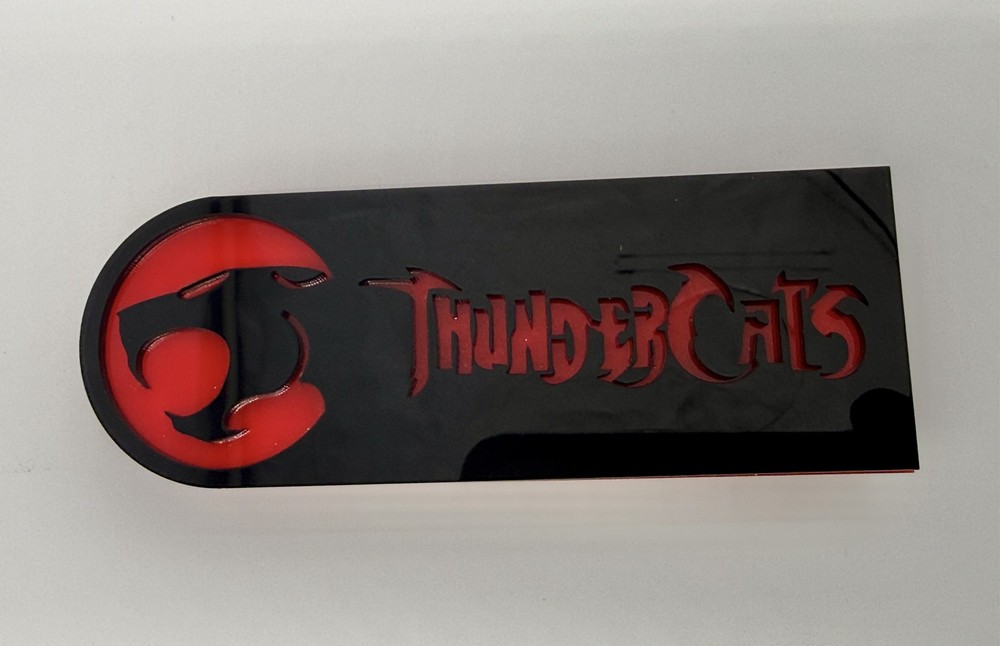 Custom Comic Book Stand - Thundercats (Black/Red/Bullet) Laser Cut/Not 3D Prnt