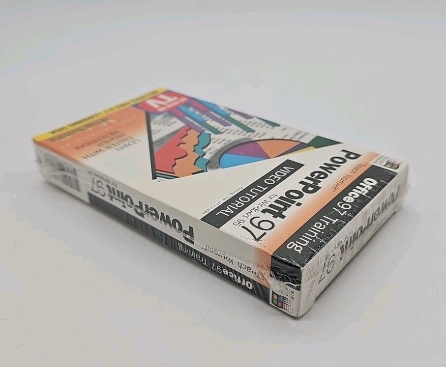 Viagrafix Training PowerPoint 97 & Windows 95 VHS Video Tutorial + Floppy NEW