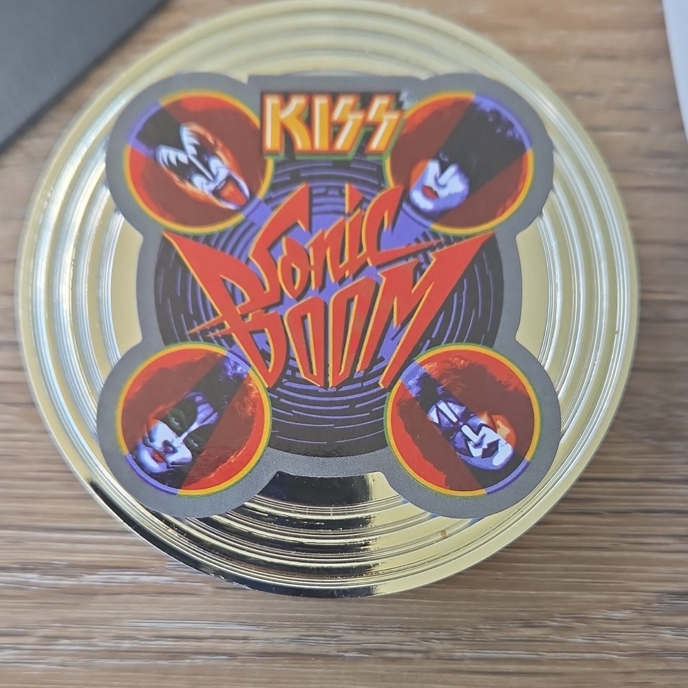 KISS Sonic Boom Levitating Tribute Limited Edition Collectible w/ Certificate