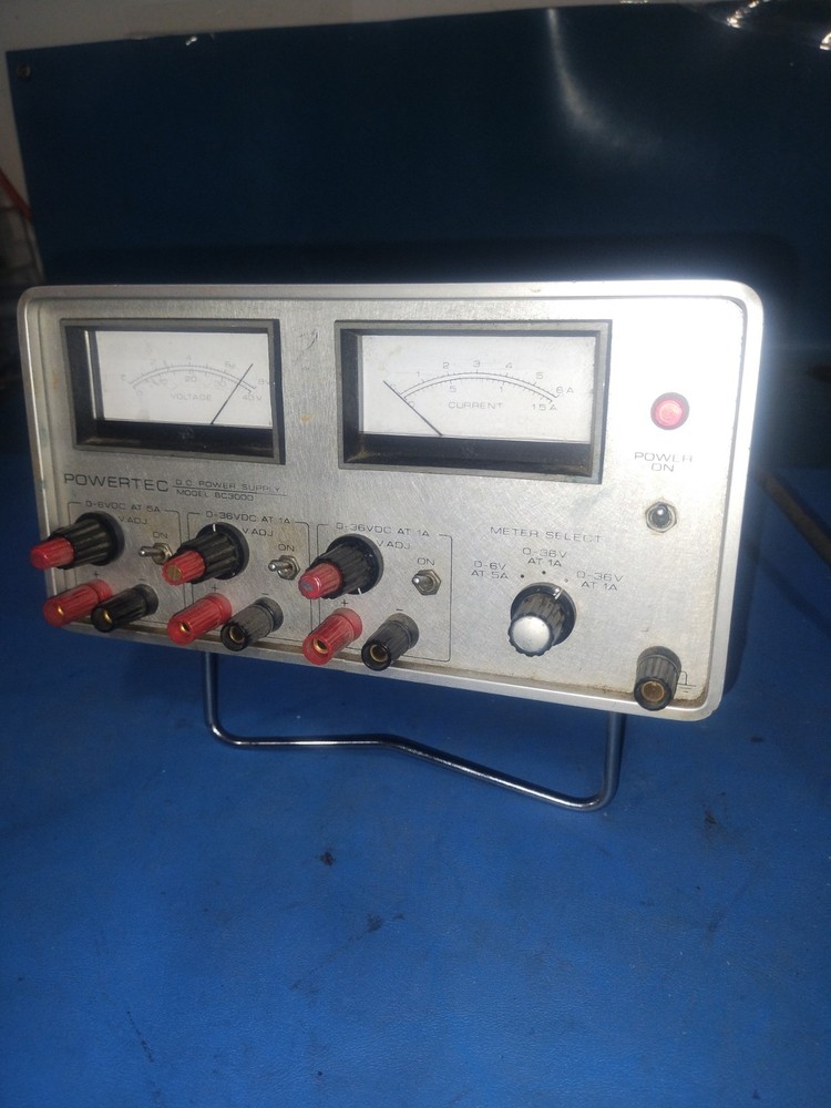 Powertec DC Power Supply Model 6C3000