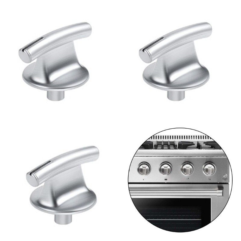 Pack of 5 Gas Stove Handle Replacement Plastic Construction Simple Attach