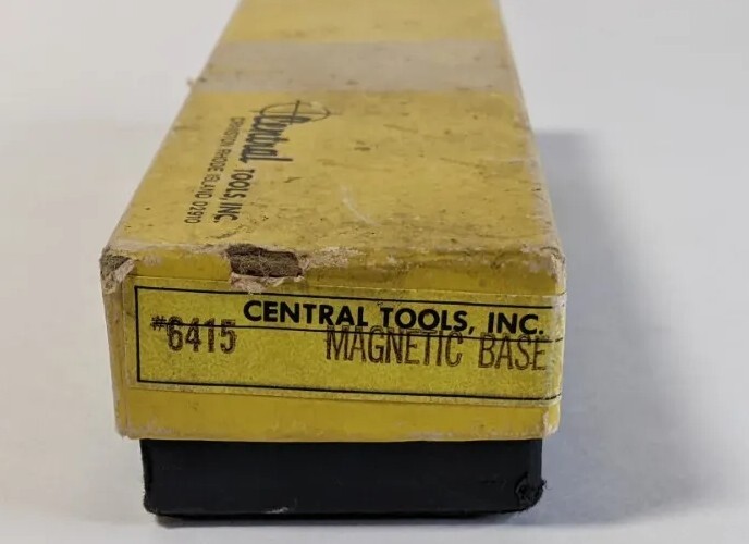 CENTRAL TOOL COMPANY MAGNETIC STAND UNIVERSAL TOOL POST BASE