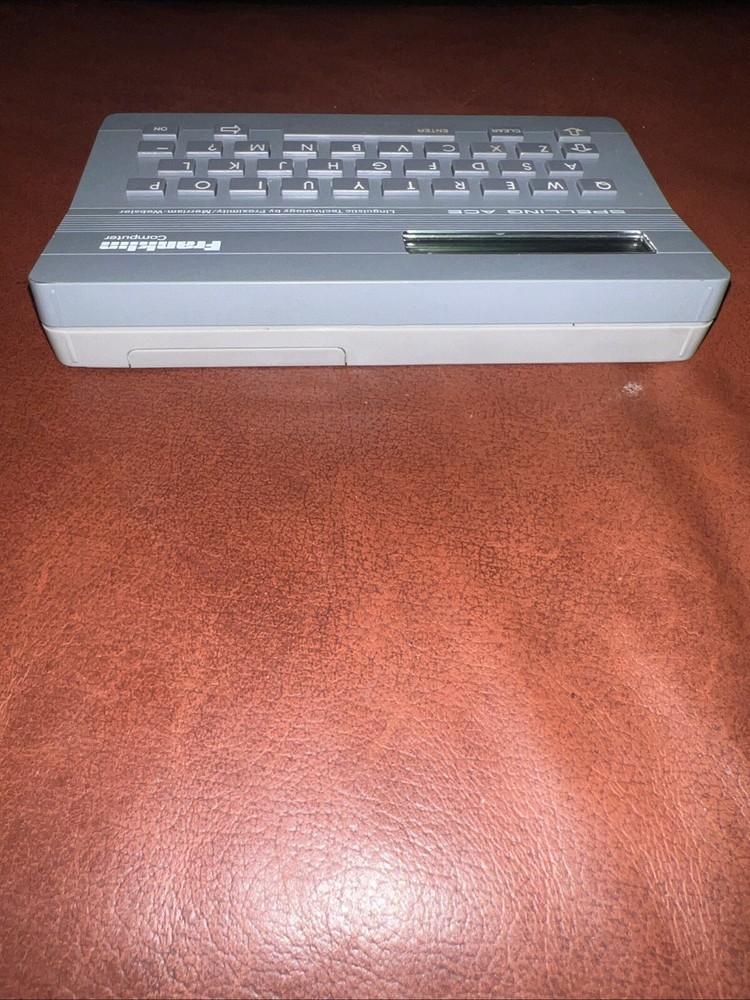 Franklin Computer Spelling Ace Linguistic Technology Model SA 98 Tested