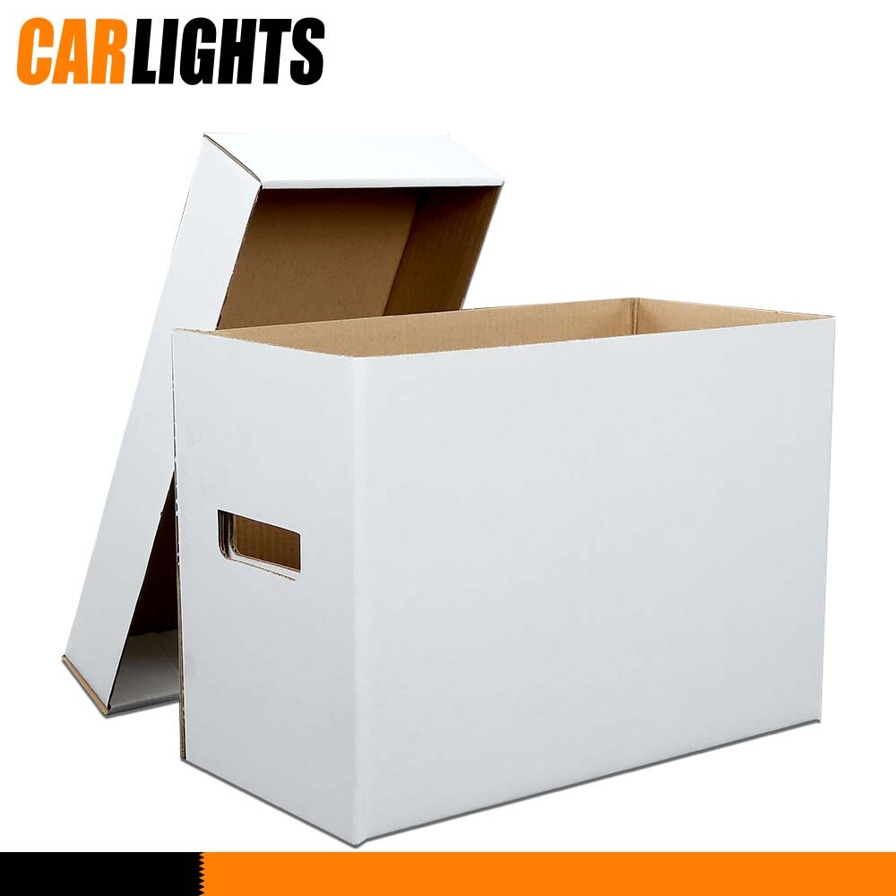 5X High Quality White Short Comic Book Storage Boxes Holds 150-175 Comics New