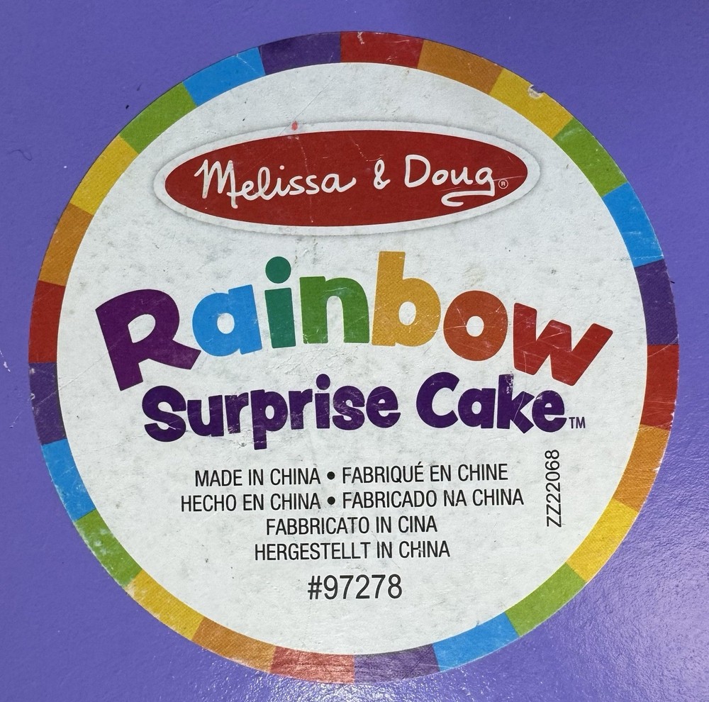 Melissa & Doug Rainbow Suprise Cake #97278