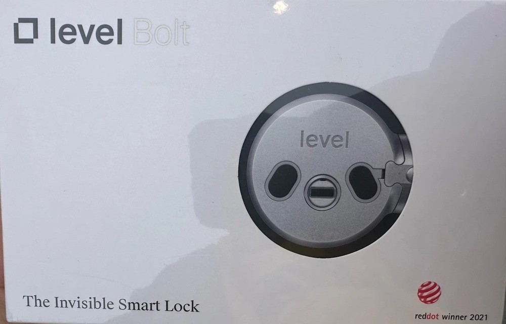 LEVEL Bolt Retrofit Smart Lock Satin Chrome  Bluetooth Electronic Deadbolt lock