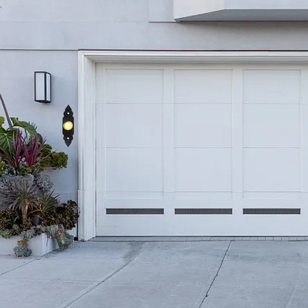 Convenient Wired LED Light Doorbell Push Button for Easy Front Door Access