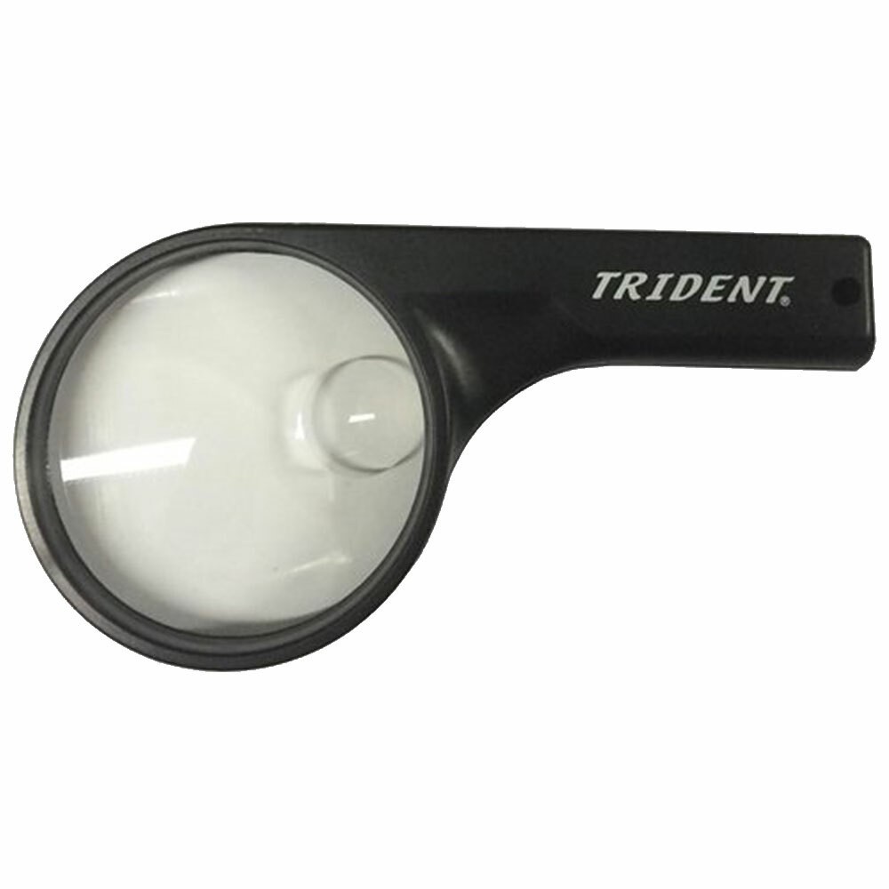 Trident Magnifier And Case Bundle For Scuba Photographers Black