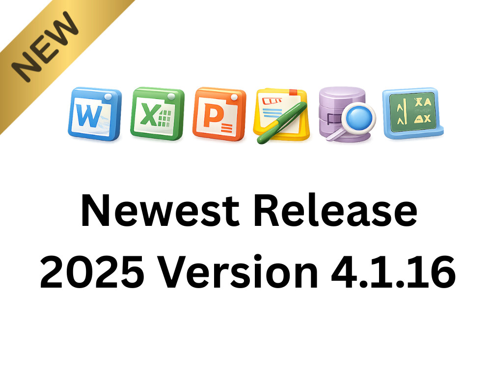 Open Office Software Suite for Windows - USB - Word Processing - Home & Office