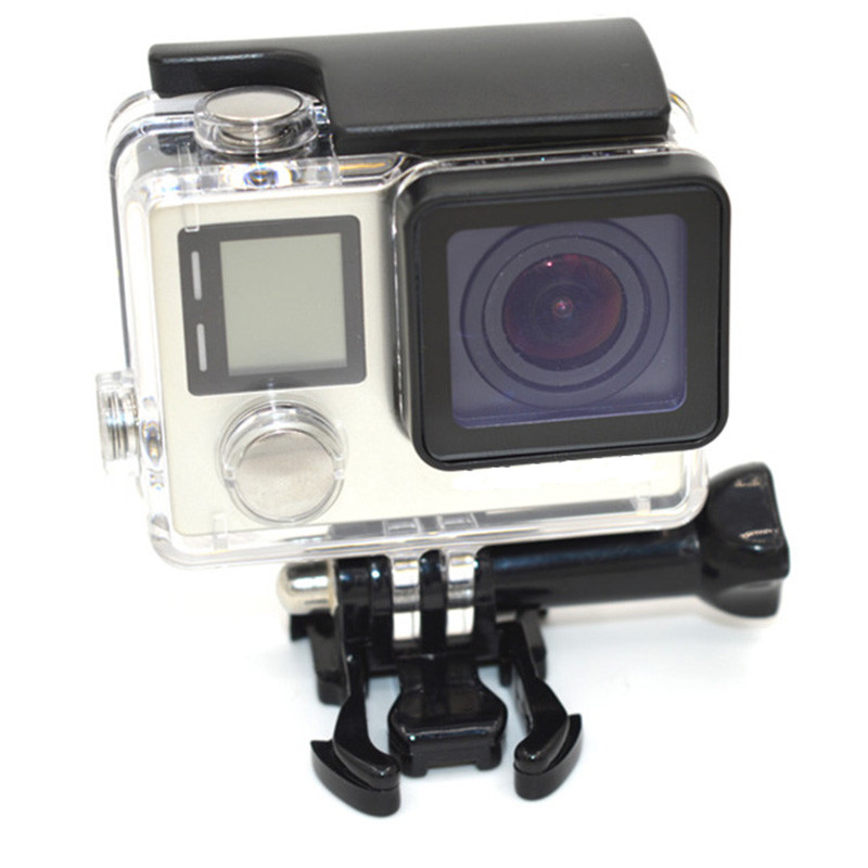 40M Sea Diving Waterproof Full Cover Case Shell Frame for GoPro Hero 3+4 Camera