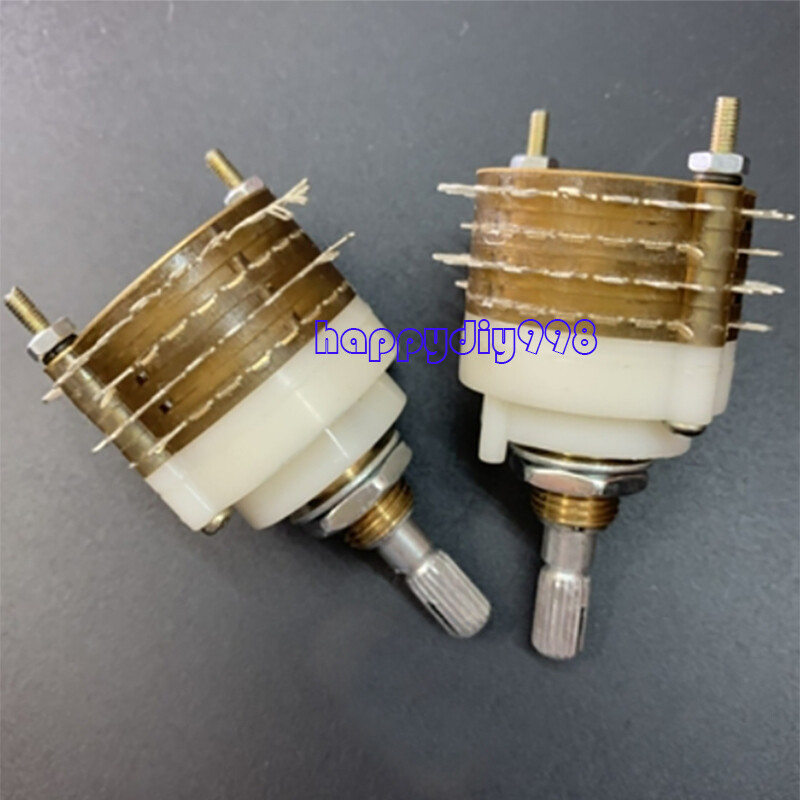 1PC 2pole 23position ROTARY SWITCH Potentiometer Volume Control peduncular shaft