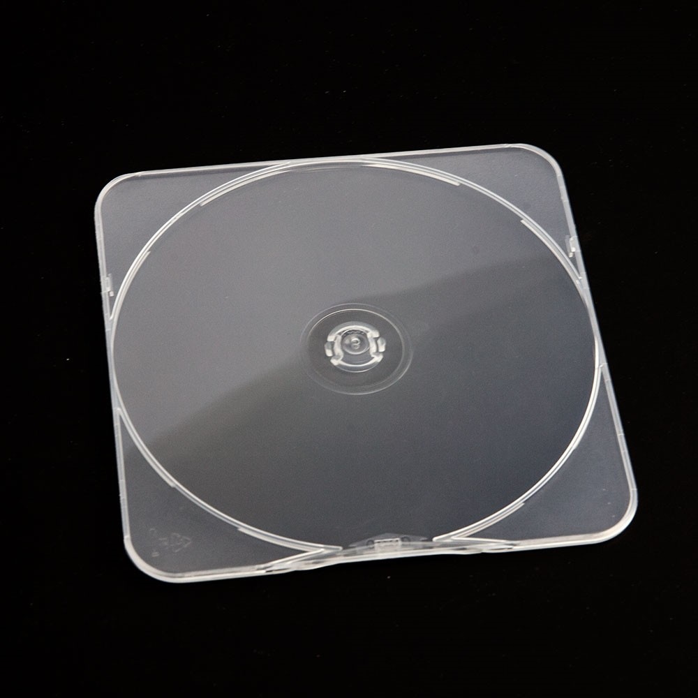 Premium CB11 Single CD Case Clam Shell Case Clear CD Mailer Slim Case DURASLIM
