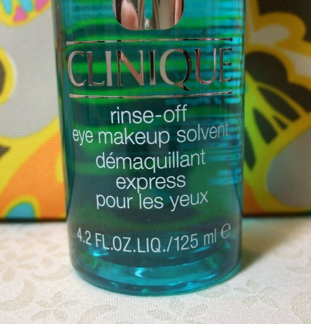 Clinique Rinse-Off Eye Makeup Solvent All Skin Types Full Size 4.2 fl oz $26 Val