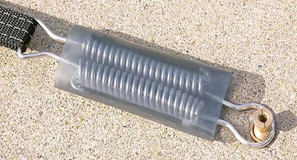 2 Pack 7.5" Double Pool Spring w/ Protector, Shackle and Brass Anchor