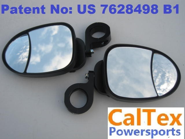 Patent Easy View Polaris RZR UTV Side View Mirror 2 Set (Pair)
