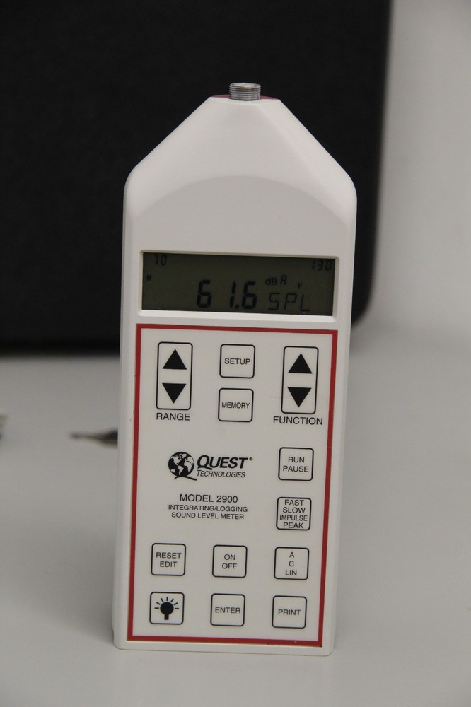 Quest Technologies 2900 Integrating Logging Sound Level Meter With OB-100 Filter
