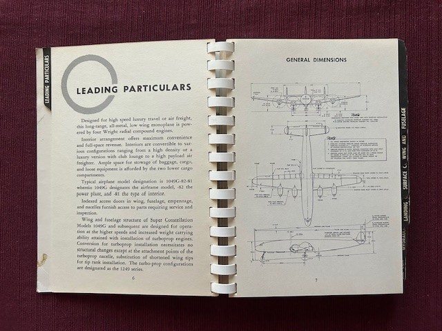 Lockheed Super Constellation Pocket Handbook 1955