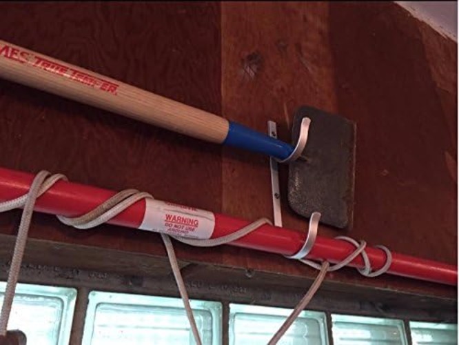 Rustproof Aluminum Hangers for Pool & Garden Tools - 4pc Set with 33lbs Support
