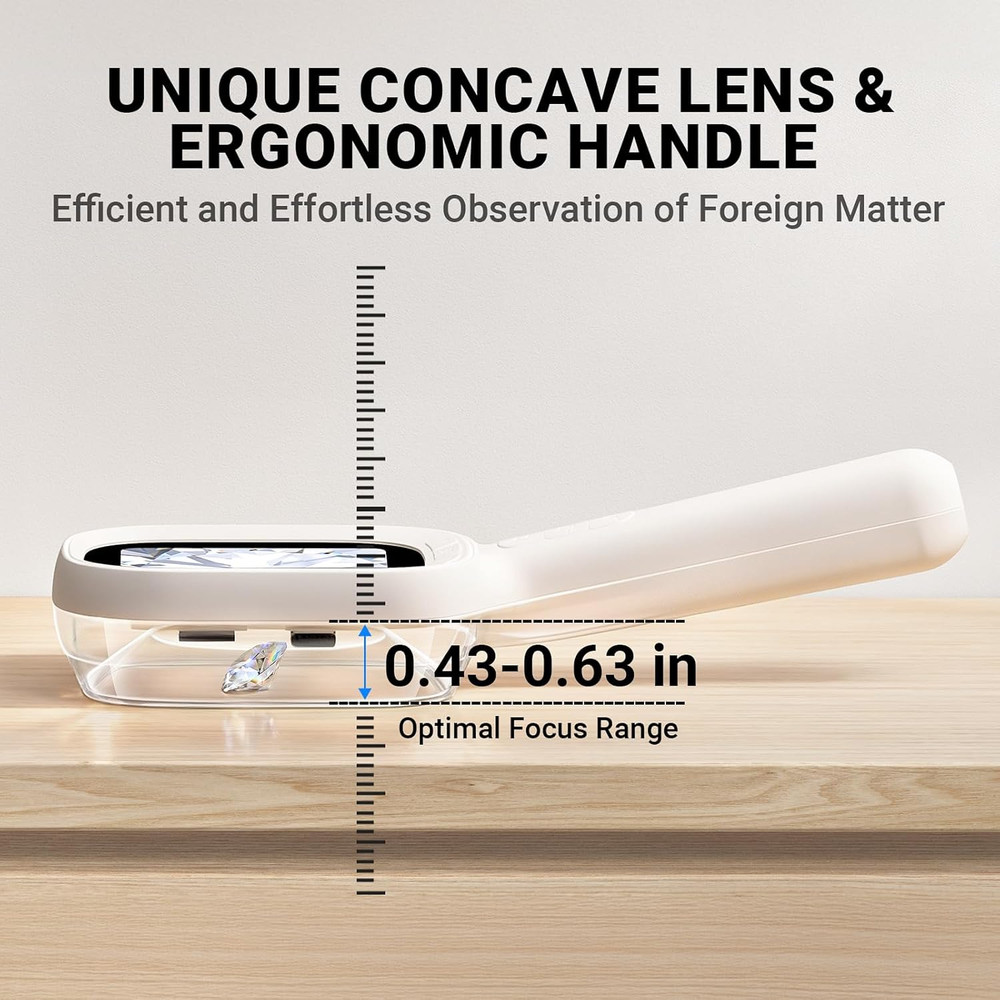 Digital Microscope, Autofocus Handheld Microscope, Magnifier with 2.8" IPS Scree
