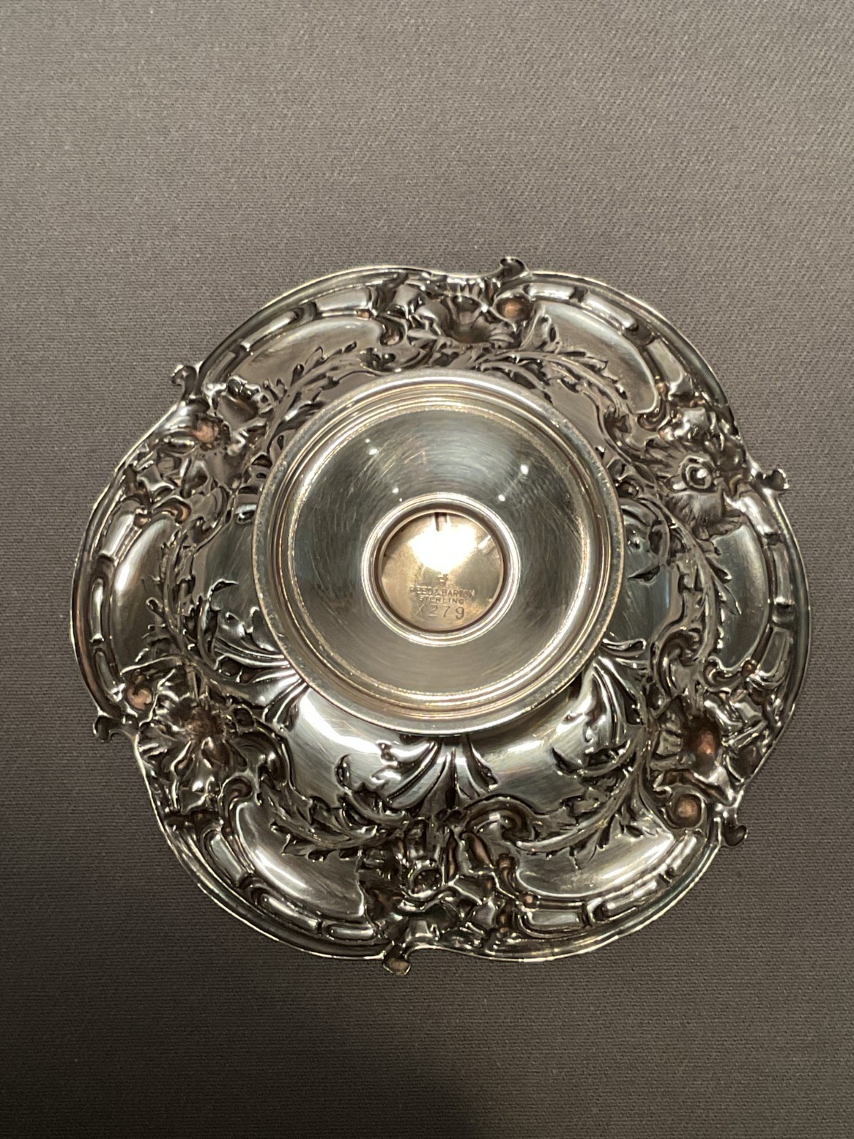 Reed & Barton - Sterling Silver Footed Compote Bowl - Les Six Fleurs - 2 Avail.