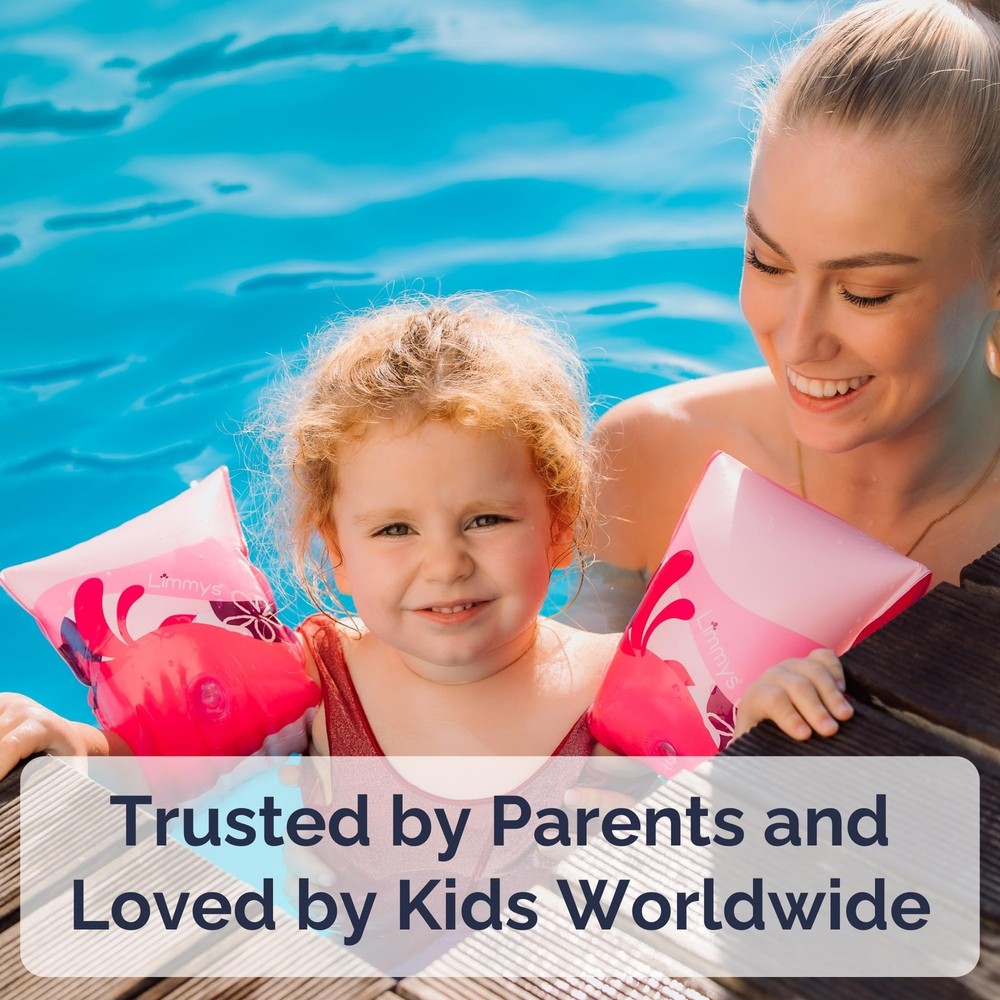 Limmys Premium Kids Floaties – Safe & Comfortable Arm Floaties for Toddlers a...