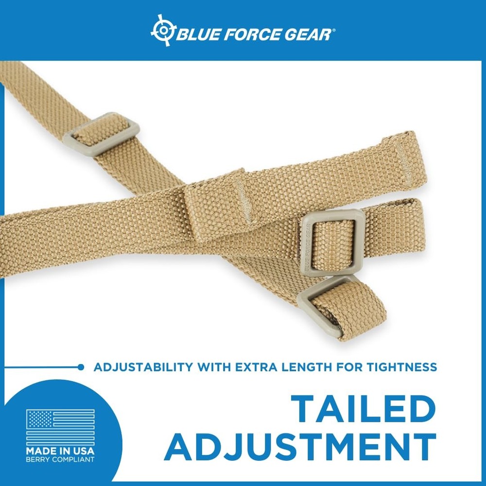 Blue Force Gear GMT Sling - Adjustable Nylon Strap, Secure Double-Locking Buckle