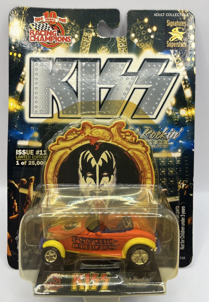 Kiss Racing Champion Psyco Circus Car Gene Simmons The Hottest Band In The World