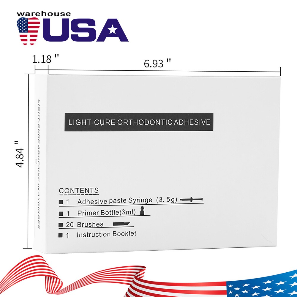 Dental Orthodontic Light Cure Brackets Bonding Adhesive Bonding System