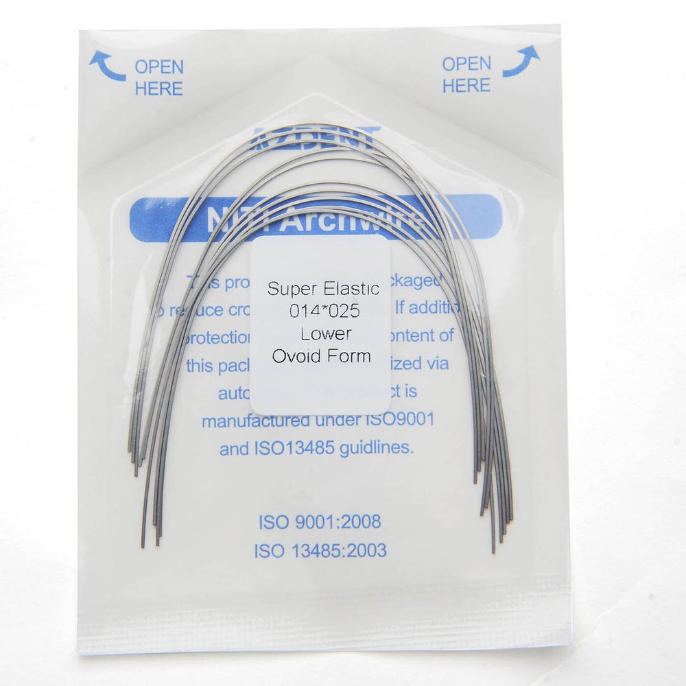 AZDENT Dental Orthodontic Super Elastic Niti Arch Wire Rectangular 24 Sizes
