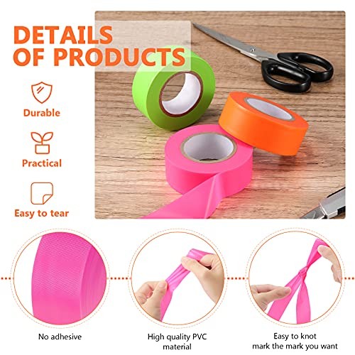 Plastic Flagging Tape Neon Marking Ribbon