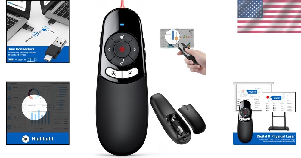 Digital Laser Pointer Remote for Presentations