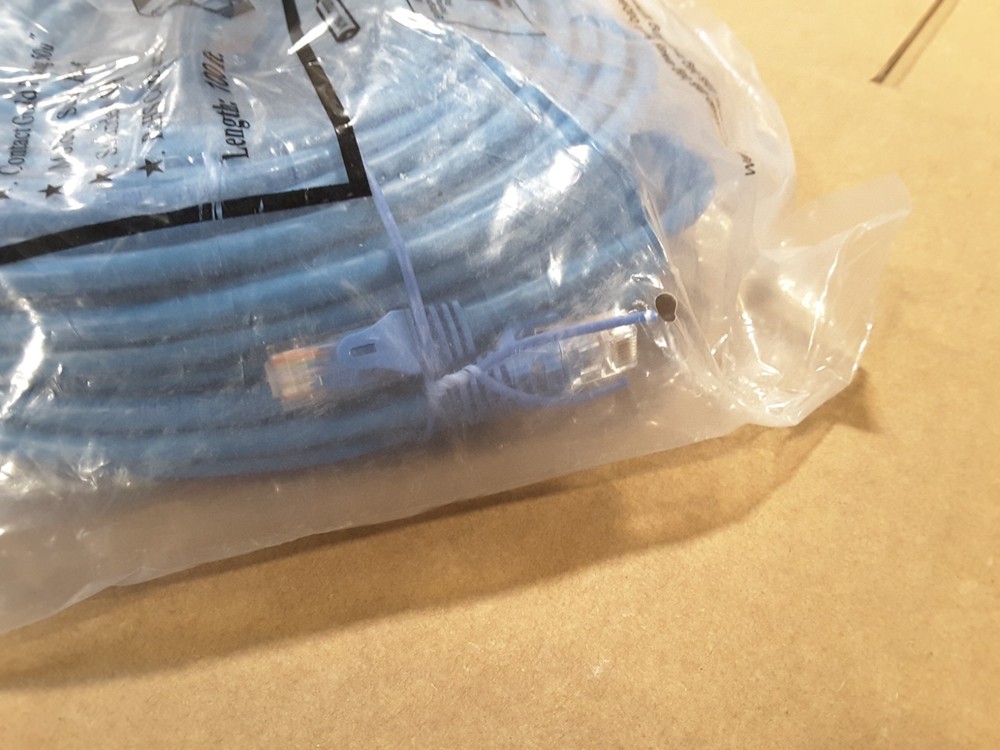 Monoprice Cat6 Ethernet Patch Cable - 100ft, Snagless RJ45, Stranded, 550MHz