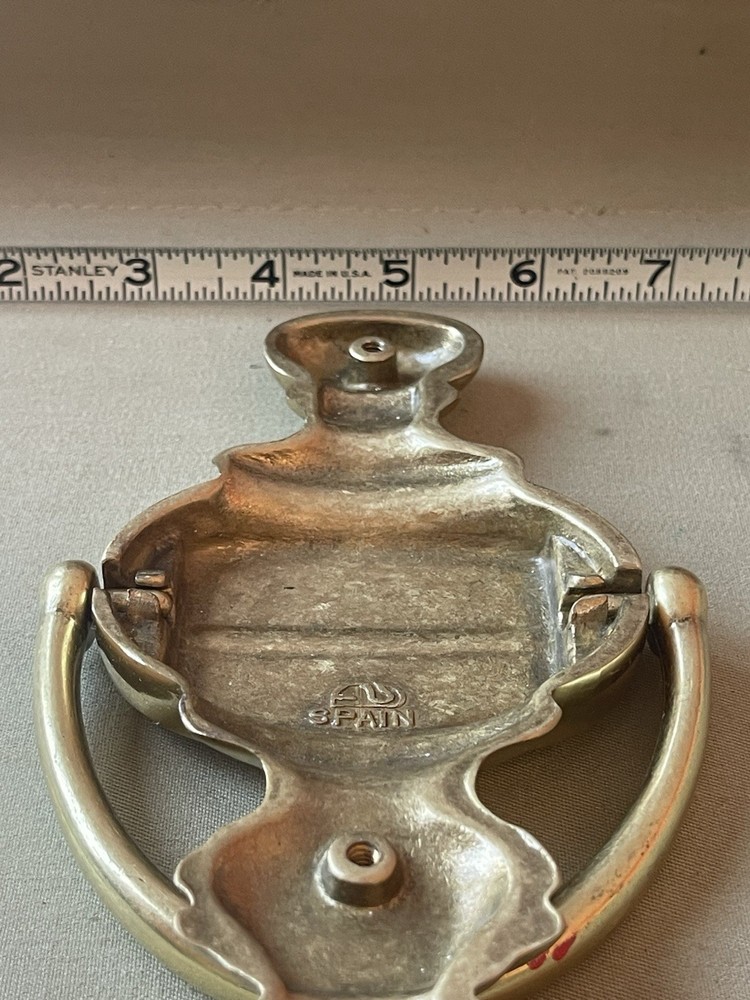 Things Remembered Engraved Solid Brass Handcrafted Door Knocker - Spain