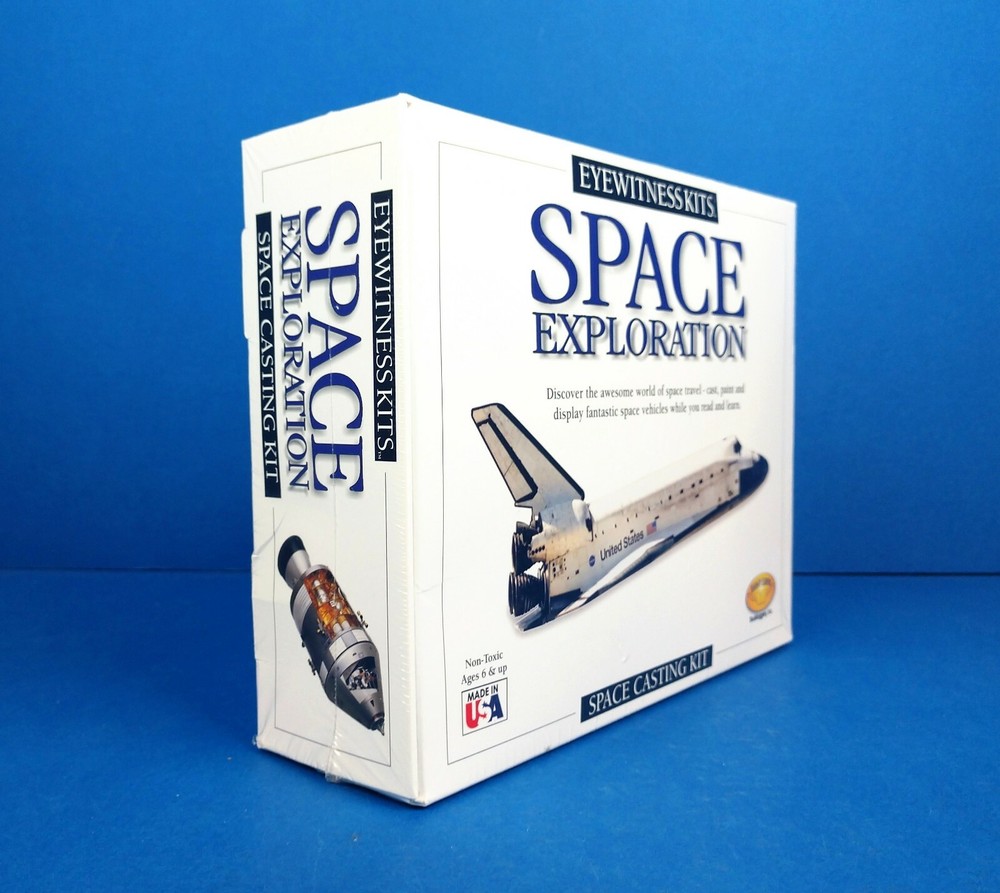 Eyewitness Kits SPACE EXPLORATION Casting Kit: Shuttle, Command Module, Saturn V