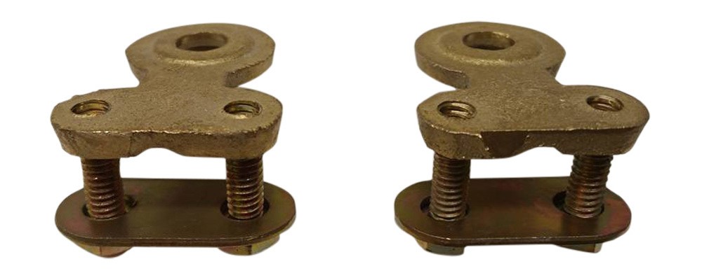 2x Solid brass side post battery cable terminal Wire Automotive posts terminals