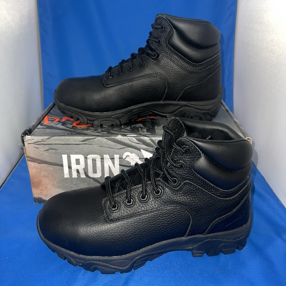 IRON AGE IA5007 6-Inch Work Boot,M,9,Black,PR 22M429