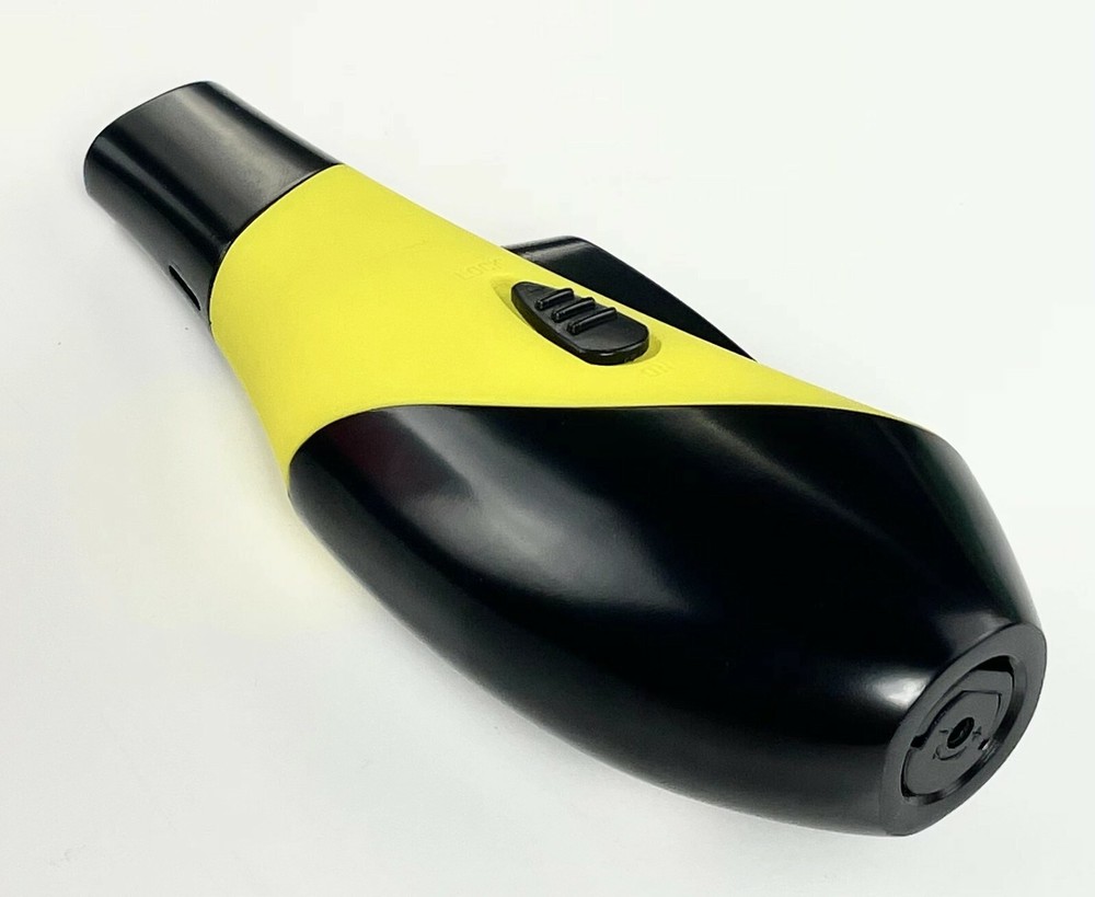 Double Jet Torch Lighter Adjustable Butane Refillable Water Drop Shape