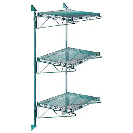 QUANTUM STORAGE SYSTEMS WC54-CB1824P Wire Cantilever, 18 in Overall Depth